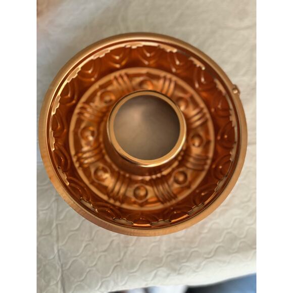 VTG Mirro Copper Color Aluminum Jello Molds 17 Pieces Heart Fruits Grandma Core - Picture 13 of 16